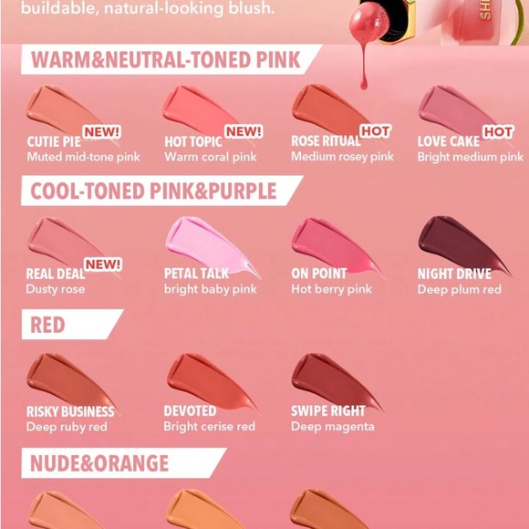 Sheglam Color Bloom Liquid Blush in Cutie Pie New in Box - Picture 3 of 3